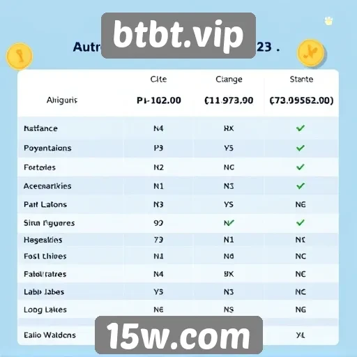 Comparação entre btbt.vip e outros sites de jogos